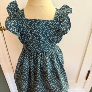 Girls Ruffled Pinafore Dress/Jumper (3T)